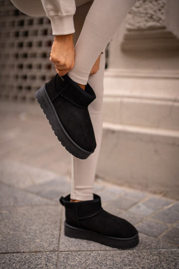 Žemos platformos sniego batai Big Star OO274A099 juodi