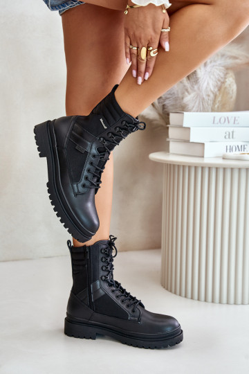 Odiniai vyriški izoliuoti batai Big Star OO174164 juodi