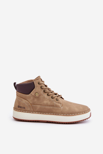 Big Star vyriški suvarstomi batai OO174560 Hi-Poly System ruda