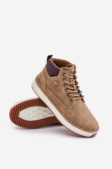 Big Star vyriški suvarstomi batai OO174560 Hi-Poly System ruda