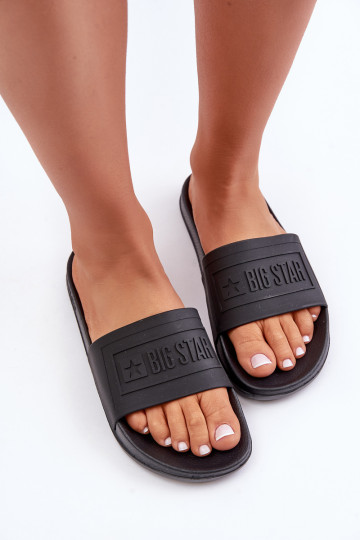 Moteriškos lengvos šlepetės Big Star OO274044 Juodos 2