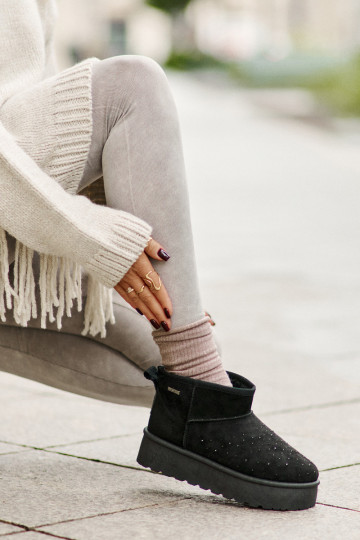 Sniego batai su dekoracija ant platformos Big Star OO274A105 Black 2