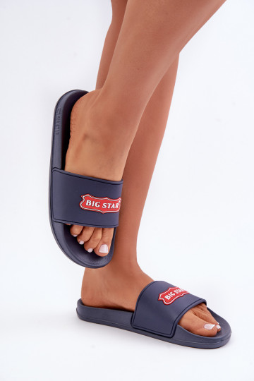 „Big Star“ moteriškos šlepetės OO274039 tamsiai mėlynos spalvos 2