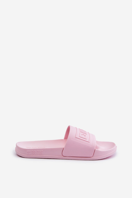 Šviesios moteriškos šlepetės Big Star OO274036 Rožinė