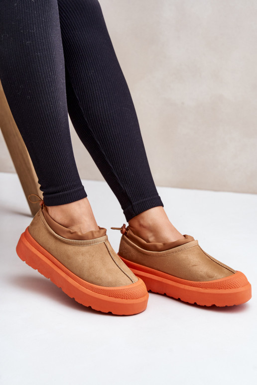 „Camel Izamine“ moteriški platforminiai sniego batai su žema viršutine dalimi