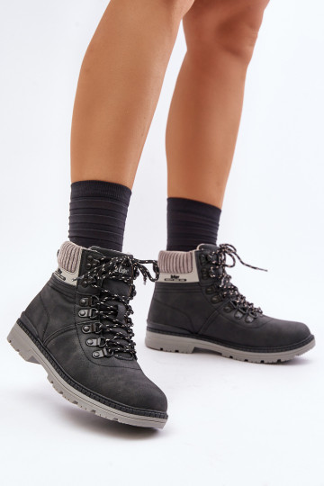 Lee Cooper moteriški izoliuoti batai LCJ-24-03-3043 juodi