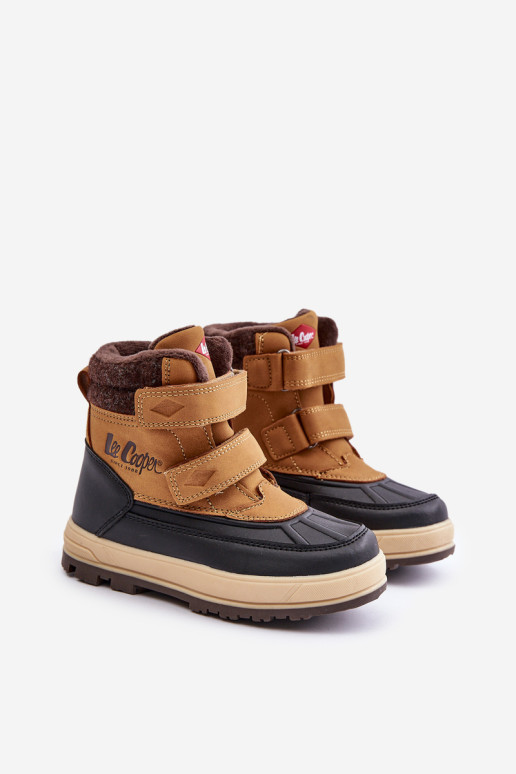 Izoliuoti berniukų sniego batai Lee Cooper LCJ-23-01-2059 Camel