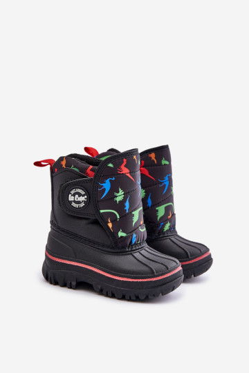 Vaikiški Velcro sniego batai Lee Cooper LCJ-24-44-2861K juodi 2