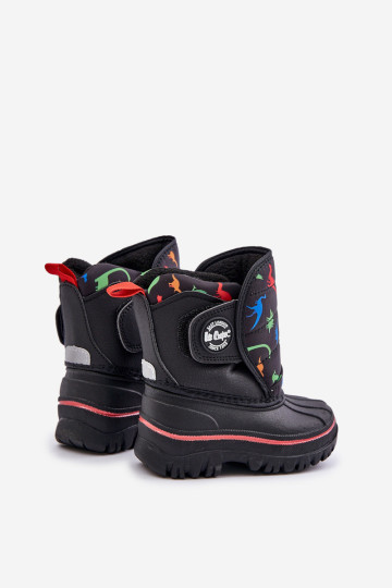 Vaikiški Velcro sniego batai Lee Cooper LCJ-24-44-2861K juodi