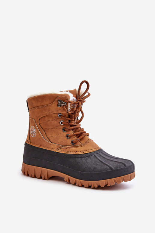 Moteriški suvarstomi sniego batai su kailiu Lee Cooper LCJ-24-44-2869 Camel