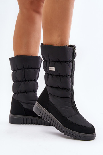 Šilti moteriški sniego batai Progress PROGJ-24-149 juodi