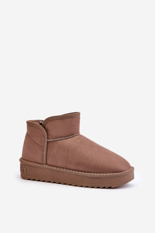 Moteriški platforminiai sniego batai D.Franklin DFSH370010 Taupe