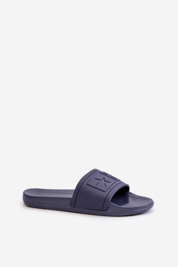 Moteriškos šlepetės Big Star DD274A269 Tamsiai mėlynos spalvos