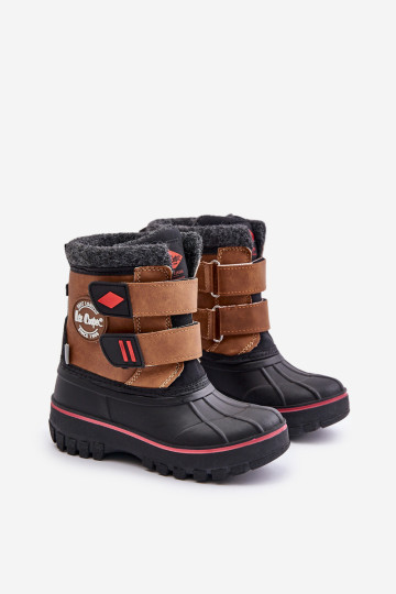 Vaikiški Velcro sniego batai Lee Cooper LCJ-24-44-2864K Camel 2