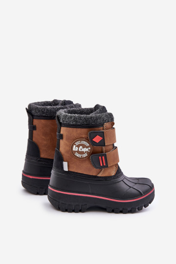 Vaikiški Velcro sniego batai Lee Cooper LCJ-24-44-2864K Camel