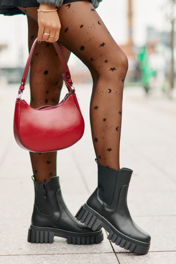 Izoliuoti Chelsea batai su užtrauktuku S.Barski HY42-975 Juodi 2