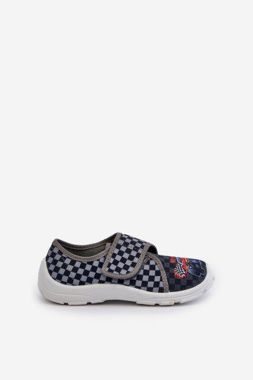 Patogios berniukiškos šlepetės su Velcro Befado 974Y540 Grey