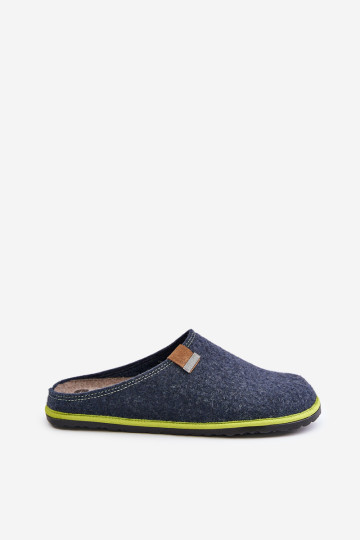 Vyriškos šlepetės, avalynė namuose Inblu SI000023, tamsiai mėlyna