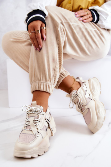 Sportiniai bateliai Sportbačiai GOE JJ2N4082 Smėlio spalvos