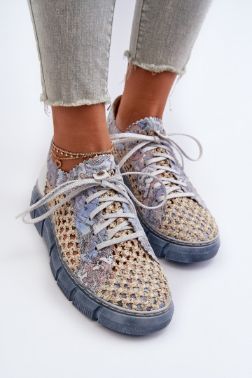 Moteriški odiniai žemi batai Maciejka 05850-06 Mėlyna