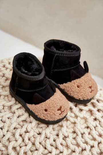 Izoliuoti vaikiški sniego batai Llamas Black Esandira