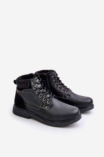 Vyriški izoliuoti gaudyklės, pagamintos iš ekologiškos odos juodos „Venredia“.