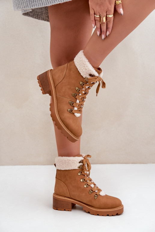 Moteriški žemakulniai aulinukai Camel Brenneth