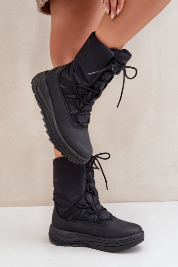 Moteriški INUA sniego batai su Primaloft izoliacija 4F 4FRAW24FSBSF012 juodi