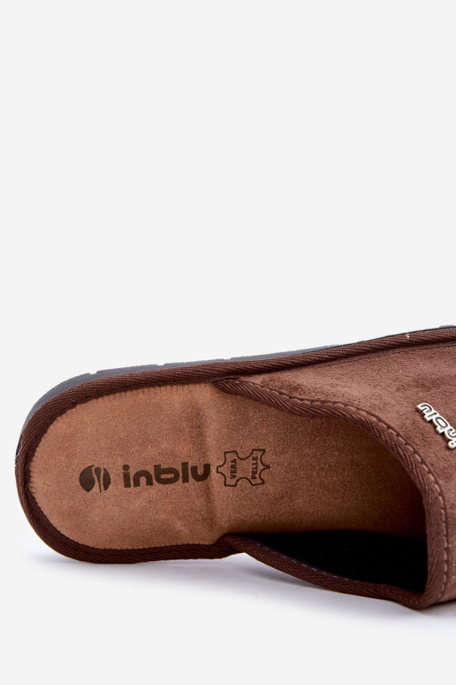 Vyriški Namai Batai Šlepetės Inblu 9100002H Ruda