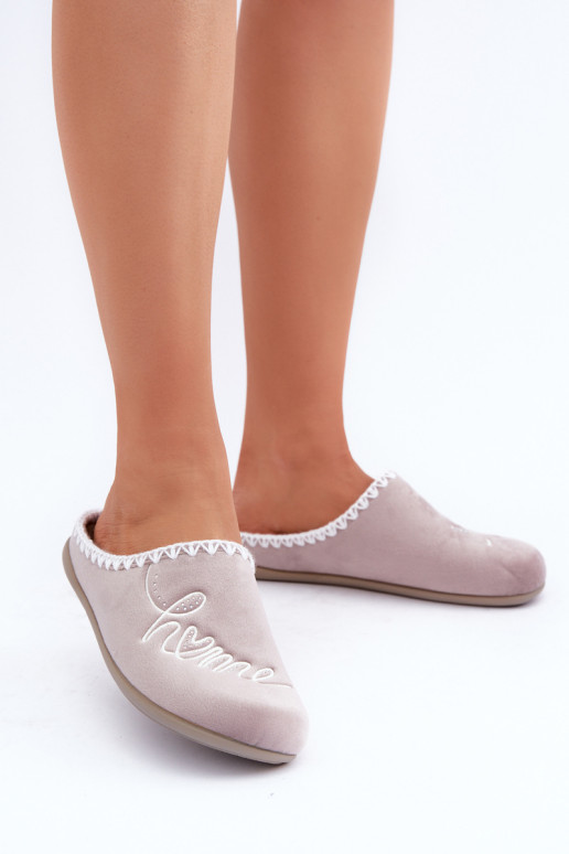 Namai Batai Moteriškos šlepetės Inblu GF000026 Smėlio spalvos