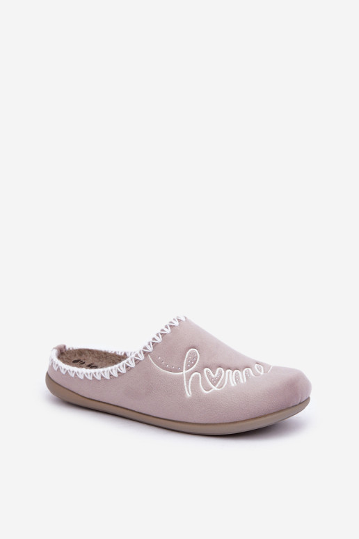 Namai Batai Moteriškos šlepetės Inblu GF000026 Smėlio spalvos