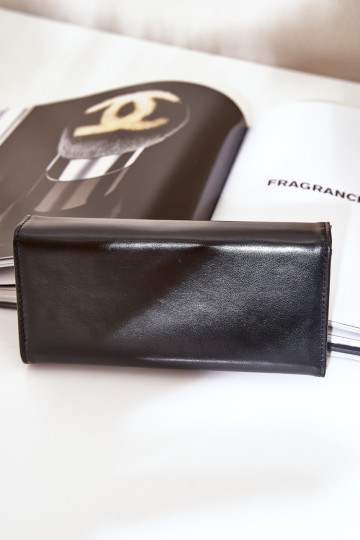 Eko odos lygi moteriška piniginė juoda Erolia