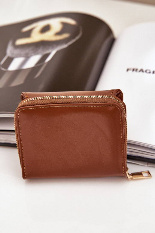 Moteriška piniginė Eco odos ruda Congaia