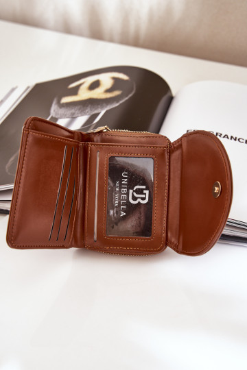 Moteriška piniginė Eco odos ruda Congaia 2