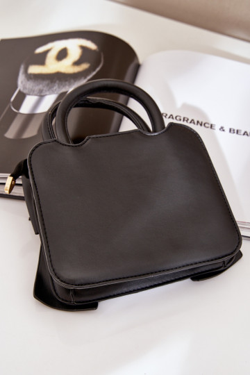 Mažas krepšys su lankeliu, juodu Nesehe