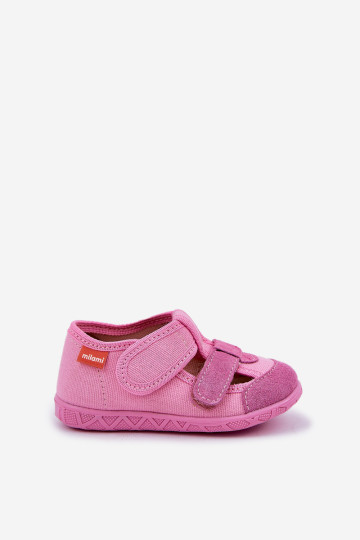 Milami Velcro šlepetės vaikams Rožinė Reathiana