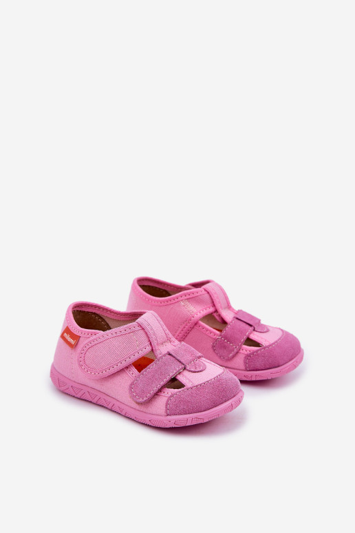 Milami Velcro šlepetės vaikams Rožinė Reathiana