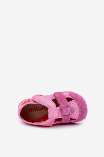Milami Velcro šlepetės vaikams Rožinė Reathiana