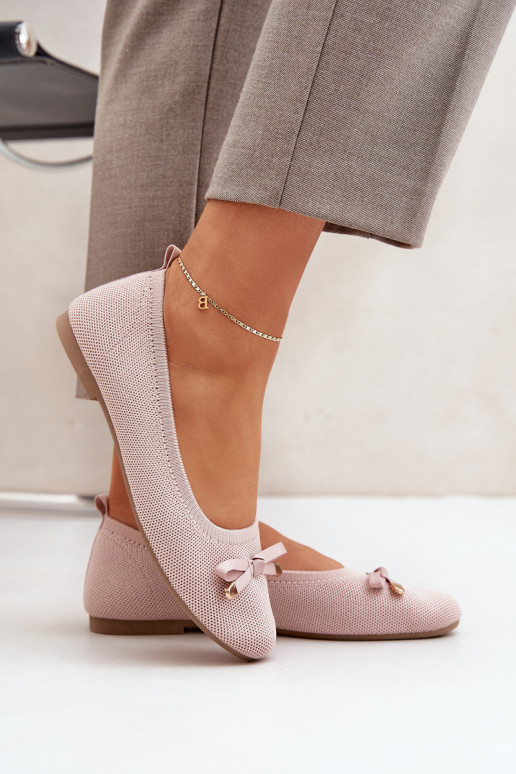 Tinklinės balerinos su lankeliu Pink Bianila