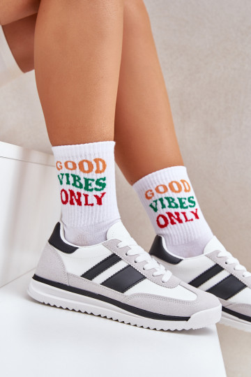 Sportiniai bateliai Moteriški sportbačiai White Galabis