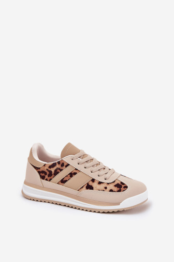 Sportiniai batai Sportiniai bateliai Moteriški Leopard Beige-Brown Galabis 2