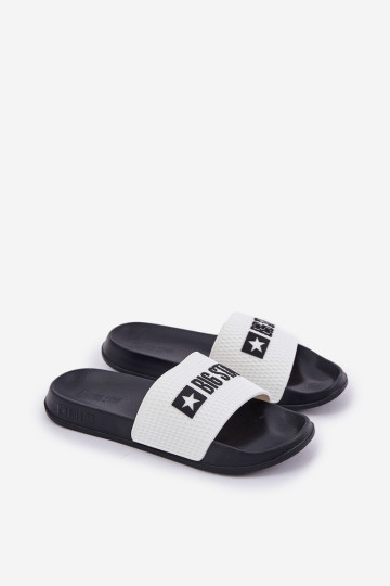 Vyriškos „Big Star“ šlepetės JJ174506 baltos 2