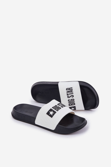 Vyriškos „Big Star“ šlepetės JJ174506 baltos