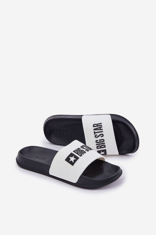 Vyriškos „Big Star“ šlepetės JJ174506 baltos