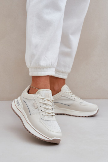 Big Star NN274A088 Šviesiai smėlio spalvos moteriški sportbačiai