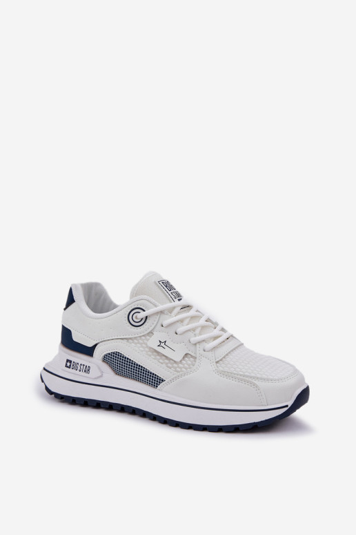 Sportiniai batai Sportiniai bateliai Moteriški Big Star NN274A103 HI-POLY SYSTEM White-Navy