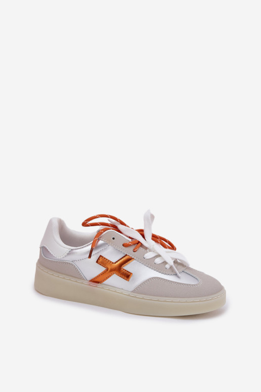 Žemi moteriški sidabriniai sportiniai bateliai Zelevelis