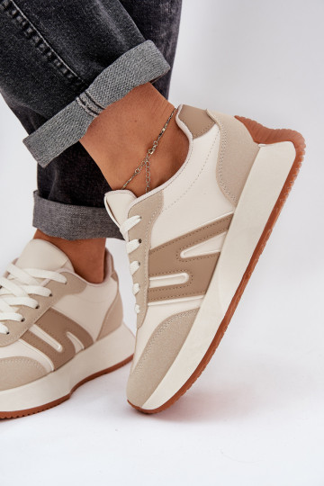 Moteriški sportiniai batai „The Platform Beige Emidi“.