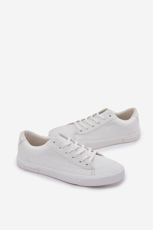 Vyriški klasikiniai žemi sportbačiai Eco Leather Big Star NN174250 balta