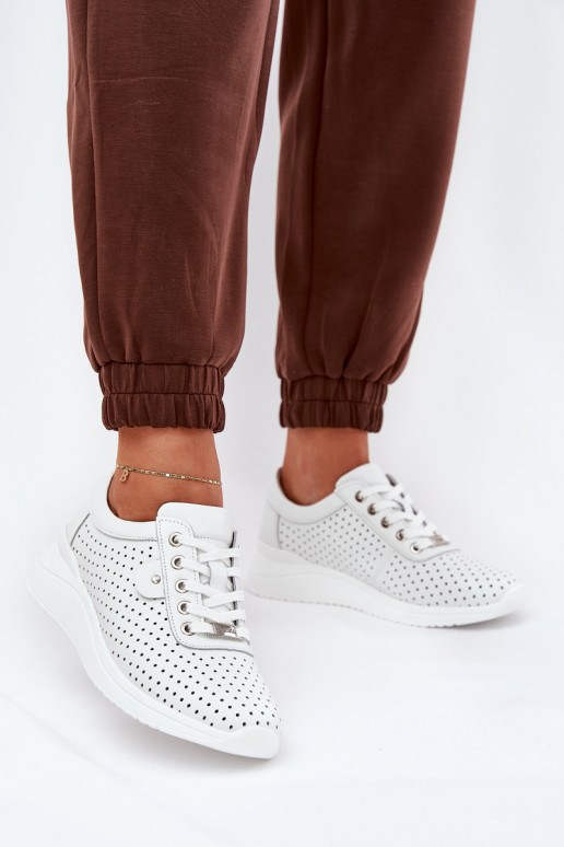 Moteriški odiniai sportiniai bateliai Vinceza 79532 Balta